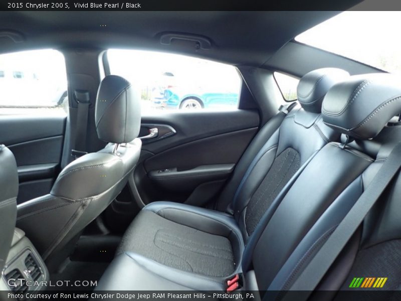 Vivid Blue Pearl / Black 2015 Chrysler 200 S