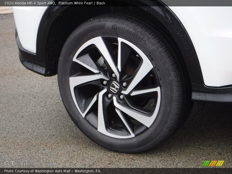 Platinum White Pearl / Black 2020 Honda HR-V Sport AWD