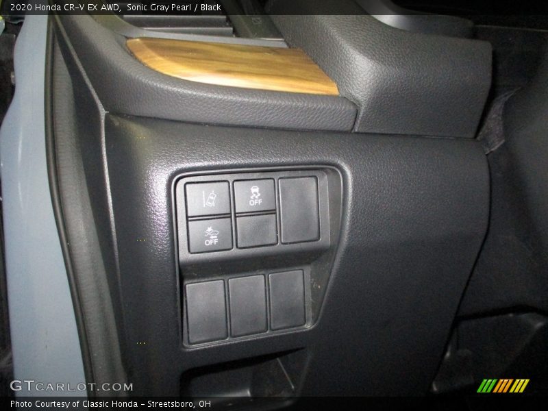 Sonic Gray Pearl / Black 2020 Honda CR-V EX AWD