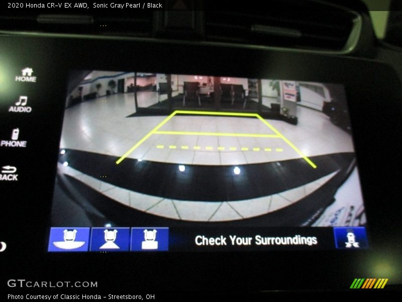 Sonic Gray Pearl / Black 2020 Honda CR-V EX AWD