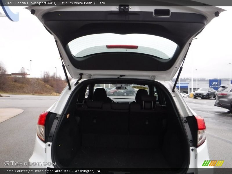 Platinum White Pearl / Black 2020 Honda HR-V Sport AWD