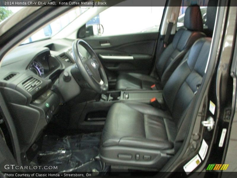 Kona Coffee Metallic / Black 2014 Honda CR-V EX-L AWD