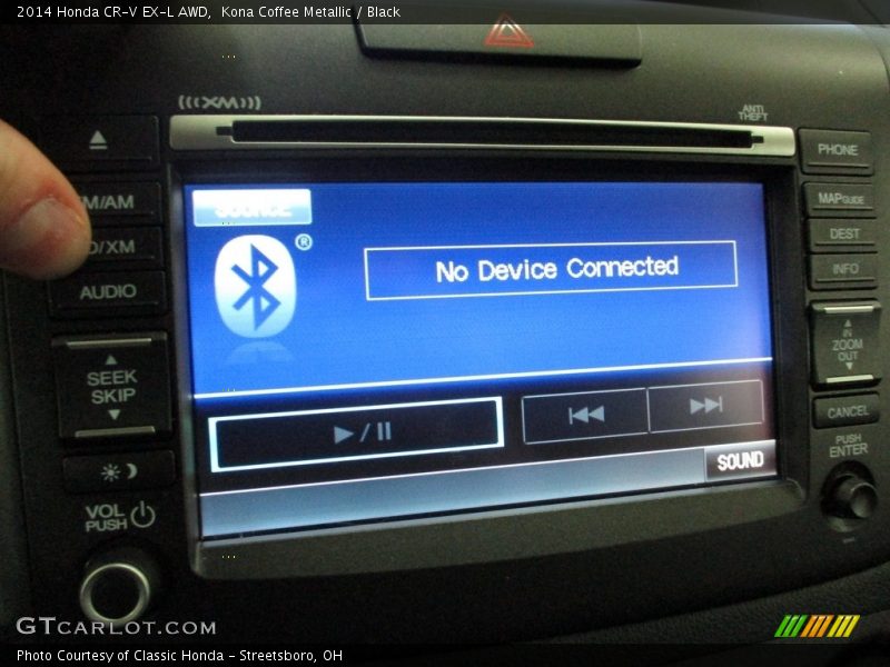 Kona Coffee Metallic / Black 2014 Honda CR-V EX-L AWD