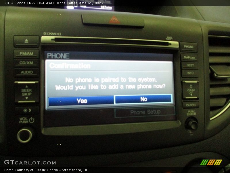 Kona Coffee Metallic / Black 2014 Honda CR-V EX-L AWD