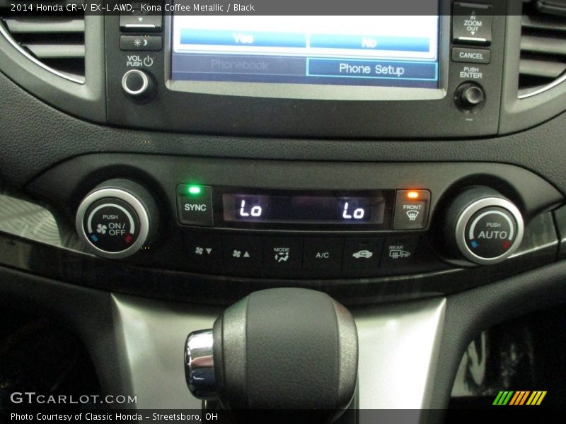Kona Coffee Metallic / Black 2014 Honda CR-V EX-L AWD