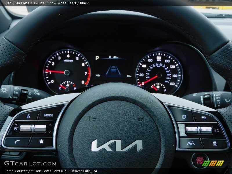 Snow White Pearl / Black 2022 Kia Forte GT-Line