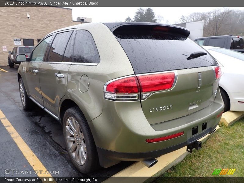 Ginger Ale / Charcoal Black 2013 Lincoln MKX AWD