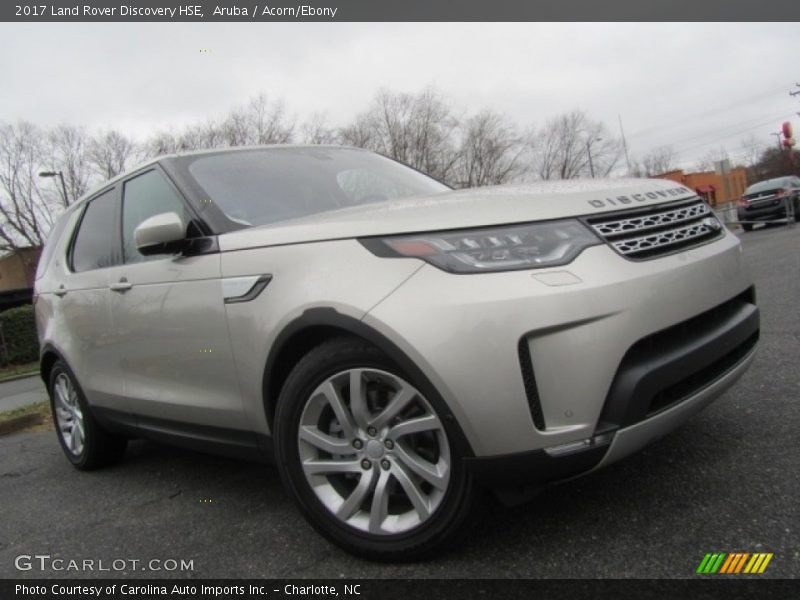 Aruba / Acorn/Ebony 2017 Land Rover Discovery HSE