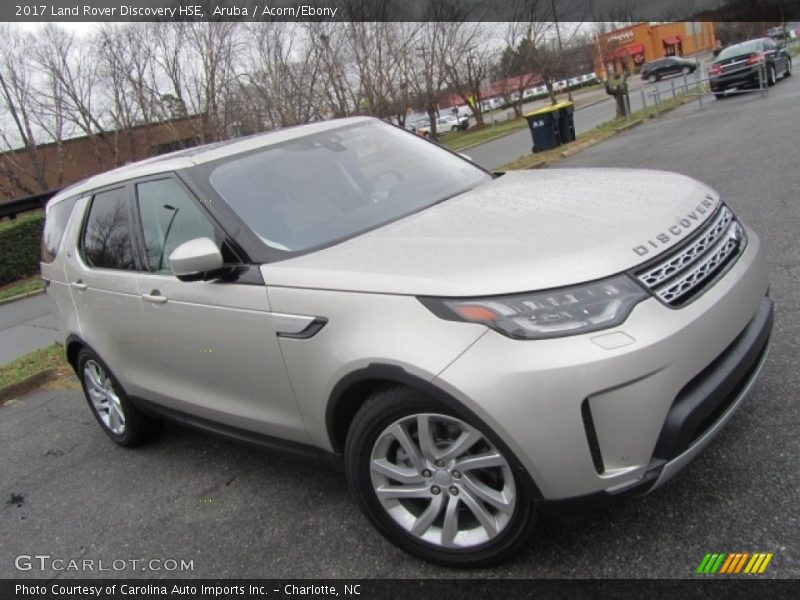 Aruba / Acorn/Ebony 2017 Land Rover Discovery HSE