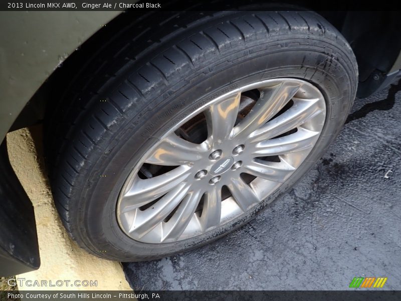 Ginger Ale / Charcoal Black 2013 Lincoln MKX AWD