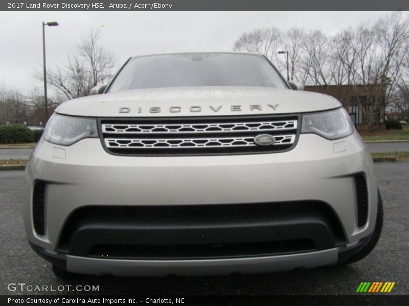 Aruba / Acorn/Ebony 2017 Land Rover Discovery HSE