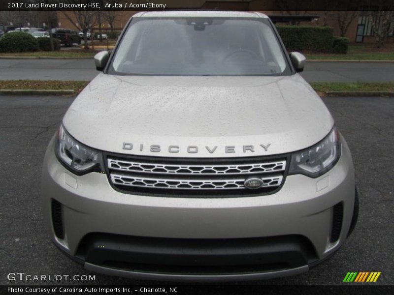 Aruba / Acorn/Ebony 2017 Land Rover Discovery HSE