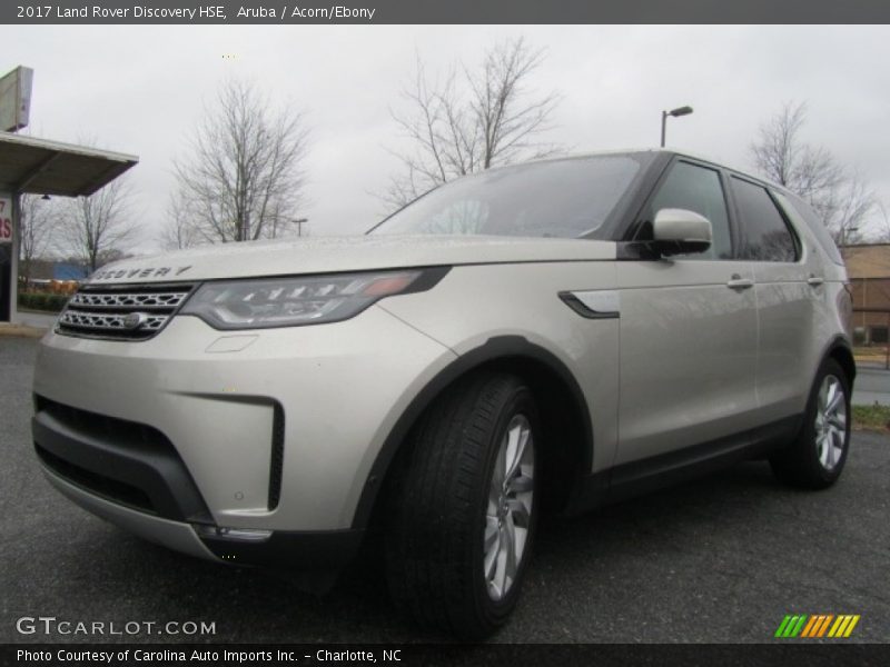 Aruba / Acorn/Ebony 2017 Land Rover Discovery HSE