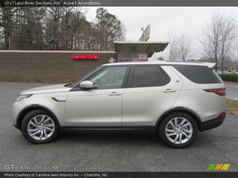 Aruba / Acorn/Ebony 2017 Land Rover Discovery HSE