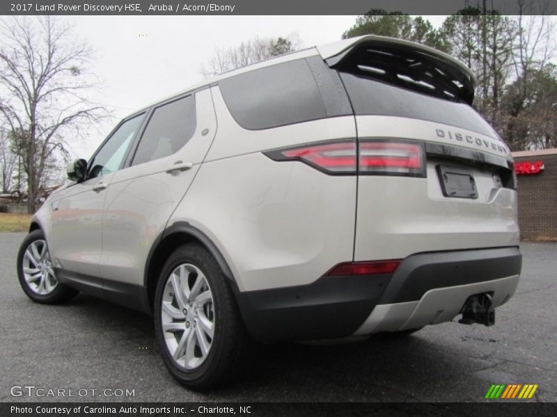 Aruba / Acorn/Ebony 2017 Land Rover Discovery HSE