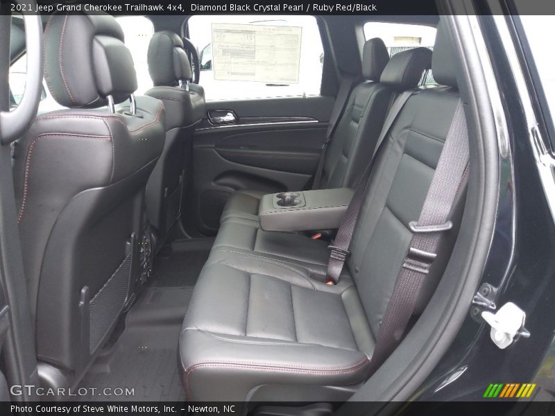 Rear Seat of 2021 Grand Cherokee Trailhawk 4x4