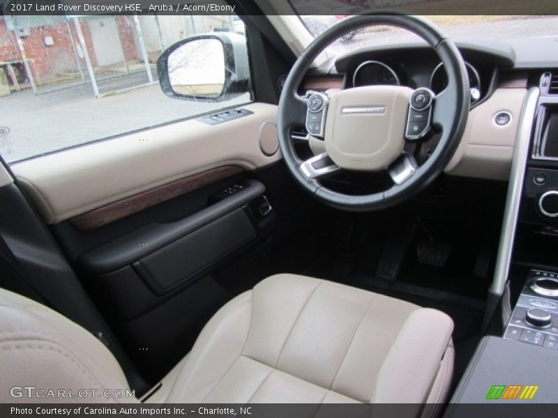 Aruba / Acorn/Ebony 2017 Land Rover Discovery HSE