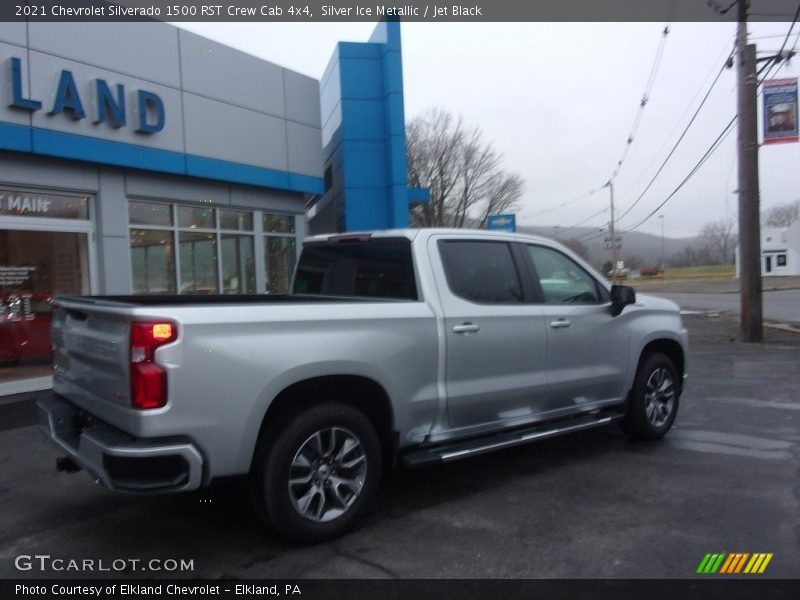 Silver Ice Metallic / Jet Black 2021 Chevrolet Silverado 1500 RST Crew Cab 4x4