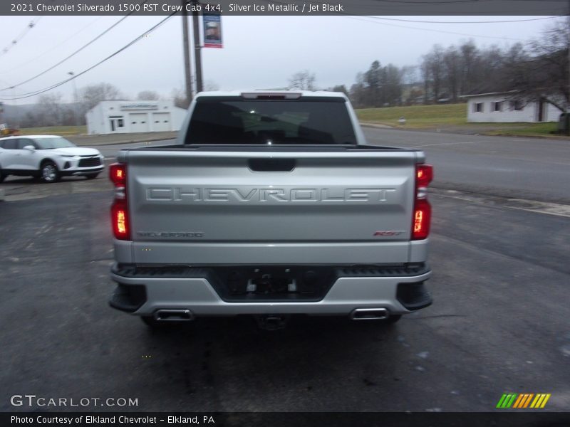Silver Ice Metallic / Jet Black 2021 Chevrolet Silverado 1500 RST Crew Cab 4x4