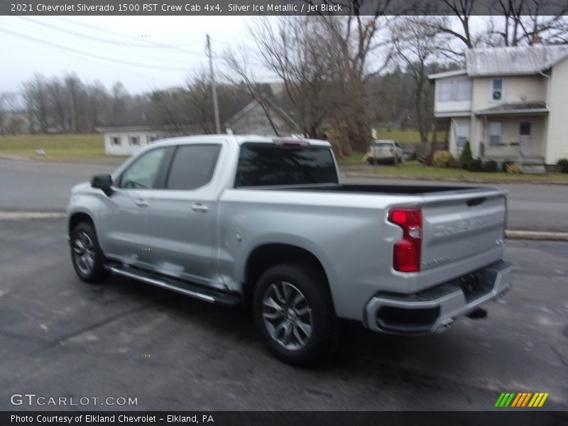 Silver Ice Metallic / Jet Black 2021 Chevrolet Silverado 1500 RST Crew Cab 4x4