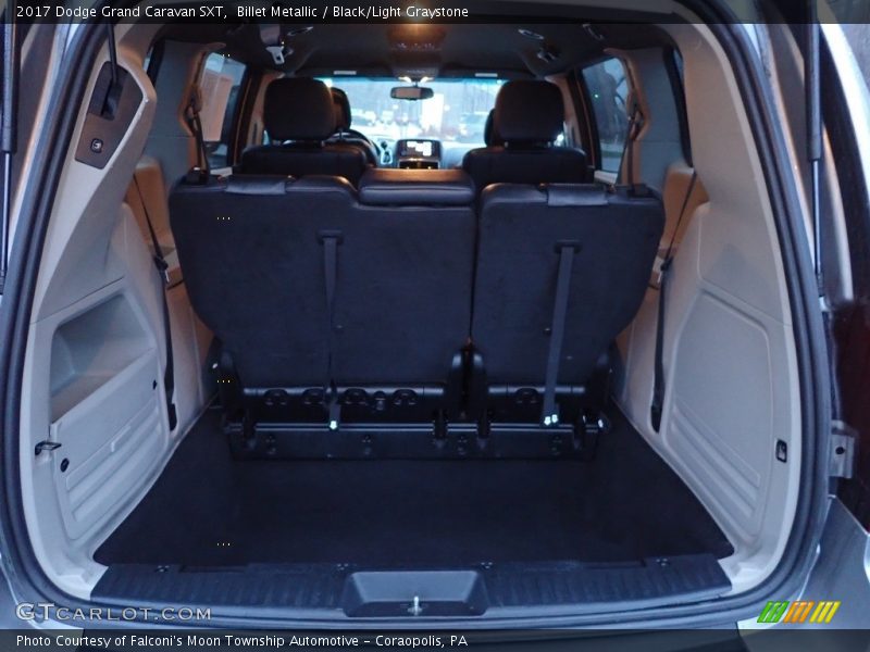 Billet Metallic / Black/Light Graystone 2017 Dodge Grand Caravan SXT