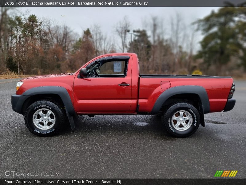 Barcelona Red Metallic / Graphite Gray 2009 Toyota Tacoma Regular Cab 4x4