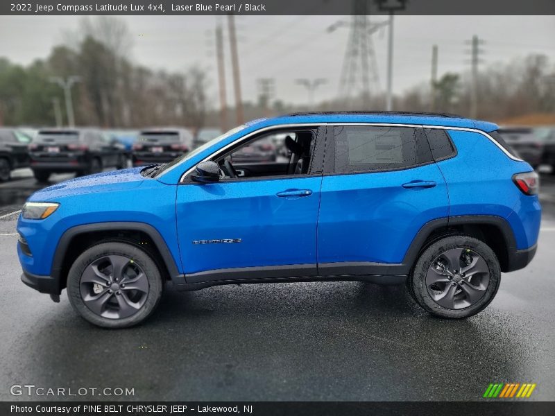 Laser Blue Pearl / Black 2022 Jeep Compass Latitude Lux 4x4