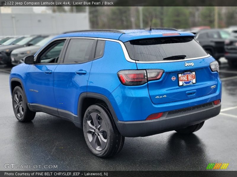 Laser Blue Pearl / Black 2022 Jeep Compass Latitude Lux 4x4