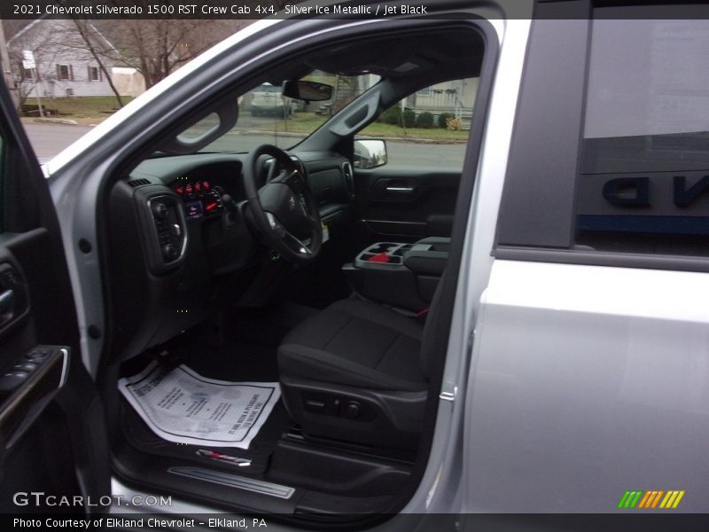 Silver Ice Metallic / Jet Black 2021 Chevrolet Silverado 1500 RST Crew Cab 4x4