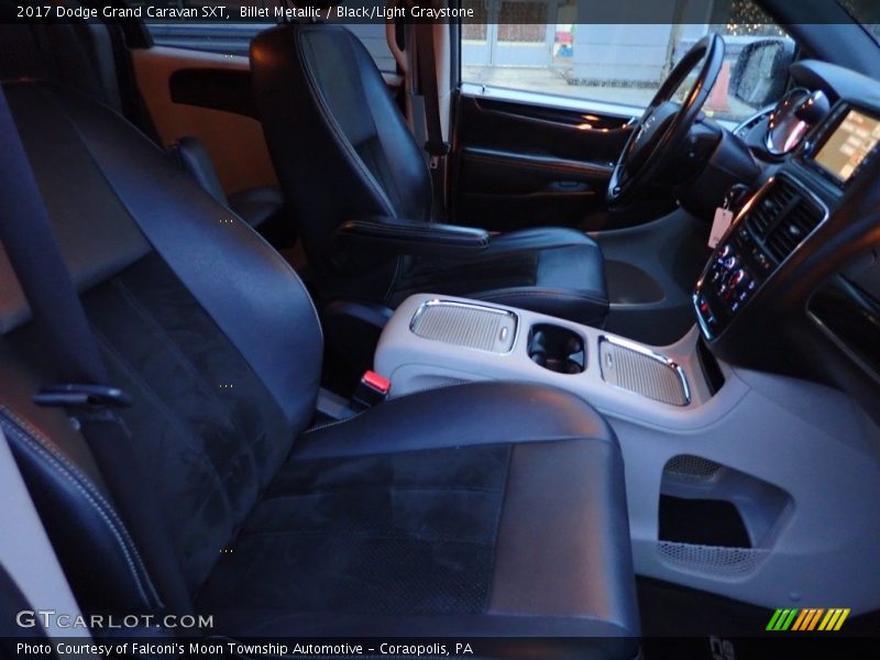 Billet Metallic / Black/Light Graystone 2017 Dodge Grand Caravan SXT