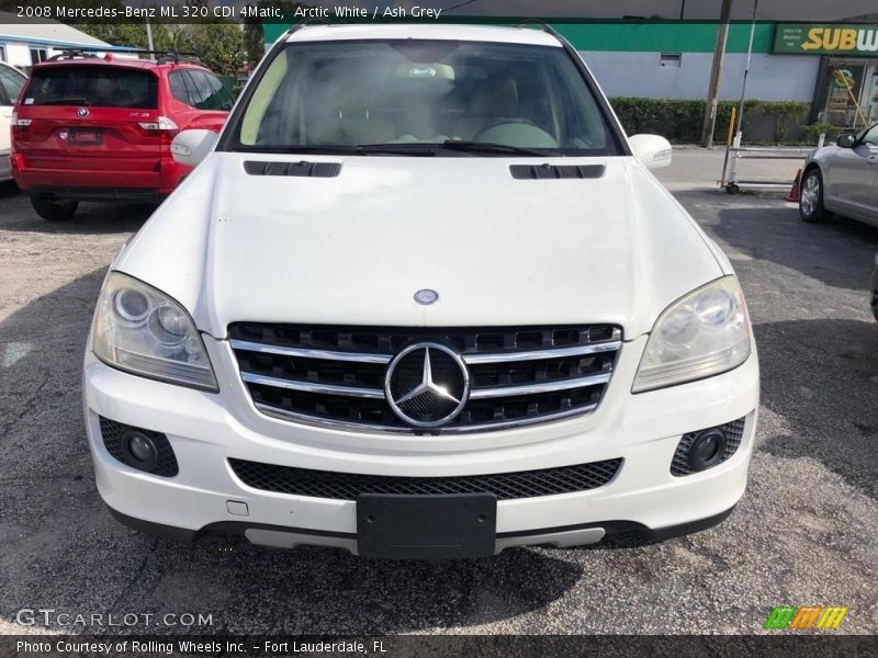 Arctic White / Ash Grey 2008 Mercedes-Benz ML 320 CDI 4Matic