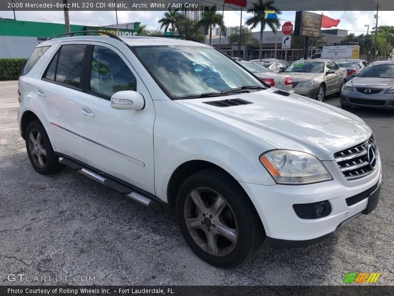 Arctic White / Ash Grey 2008 Mercedes-Benz ML 320 CDI 4Matic