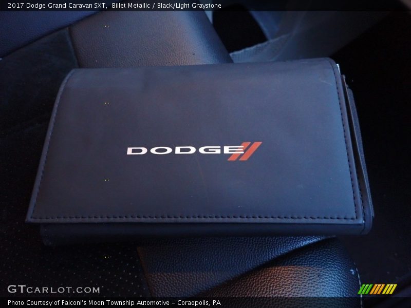 Billet Metallic / Black/Light Graystone 2017 Dodge Grand Caravan SXT