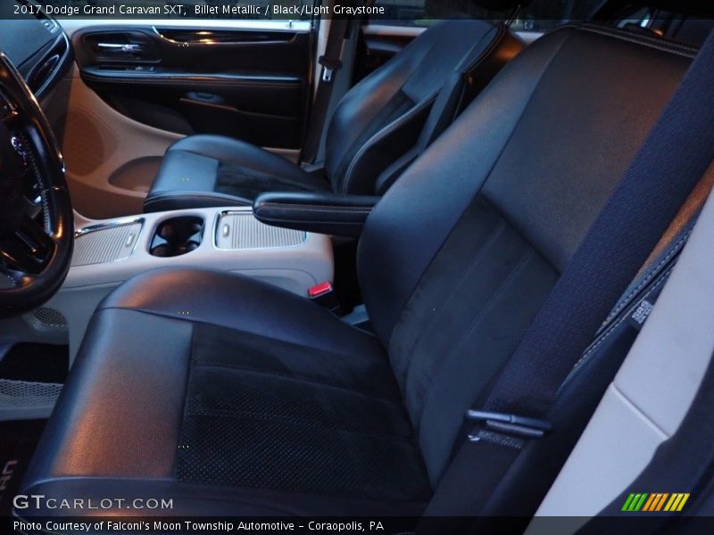 Billet Metallic / Black/Light Graystone 2017 Dodge Grand Caravan SXT