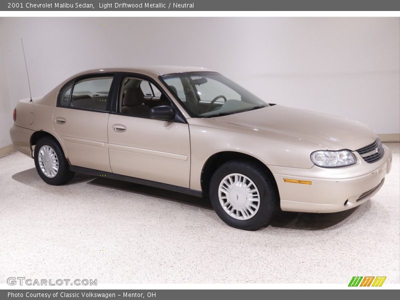 Light Driftwood Metallic / Neutral 2001 Chevrolet Malibu Sedan