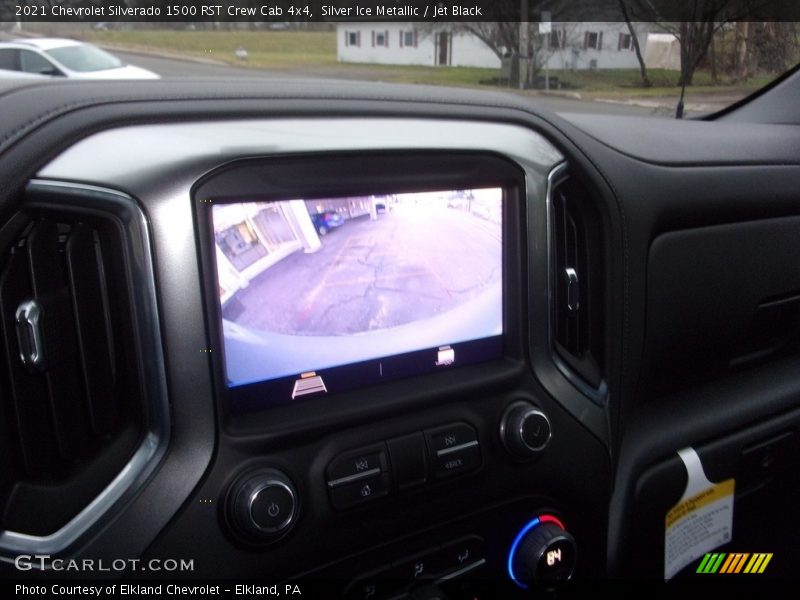 Silver Ice Metallic / Jet Black 2021 Chevrolet Silverado 1500 RST Crew Cab 4x4