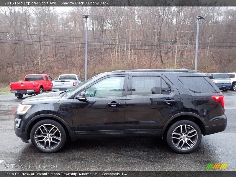 Shadow Black / Ebony Black 2016 Ford Explorer Sport 4WD