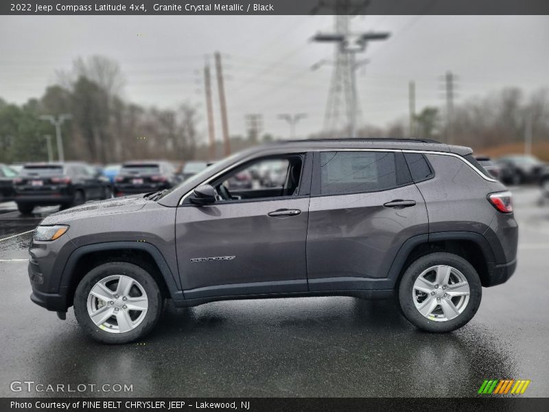 Granite Crystal Metallic / Black 2022 Jeep Compass Latitude 4x4