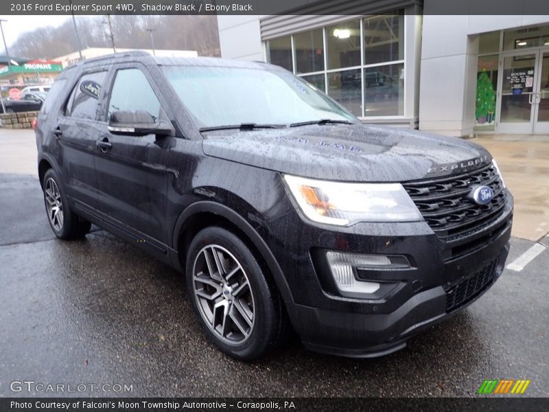 Shadow Black / Ebony Black 2016 Ford Explorer Sport 4WD