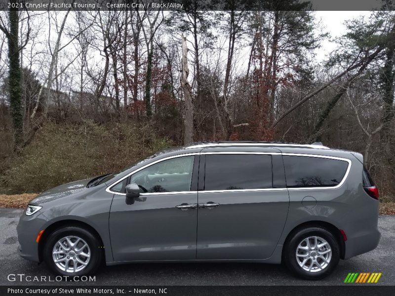 Ceramic Gray / Black/Alloy 2021 Chrysler Pacifica Touring L