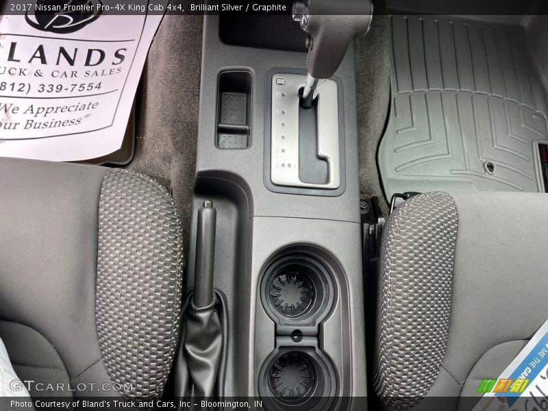Brilliant Silver / Graphite 2017 Nissan Frontier Pro-4X King Cab 4x4