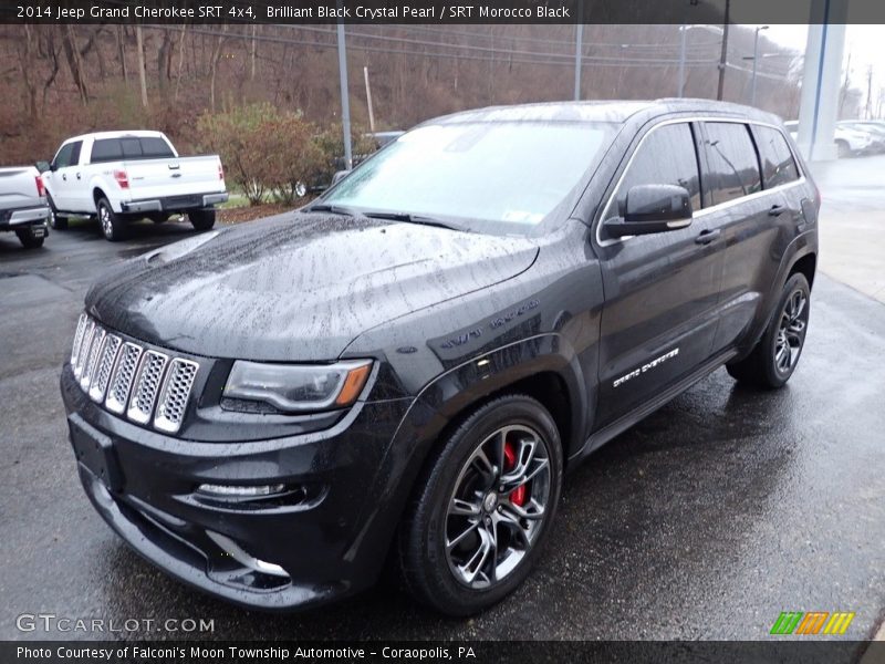 Brilliant Black Crystal Pearl / SRT Morocco Black 2014 Jeep Grand Cherokee SRT 4x4