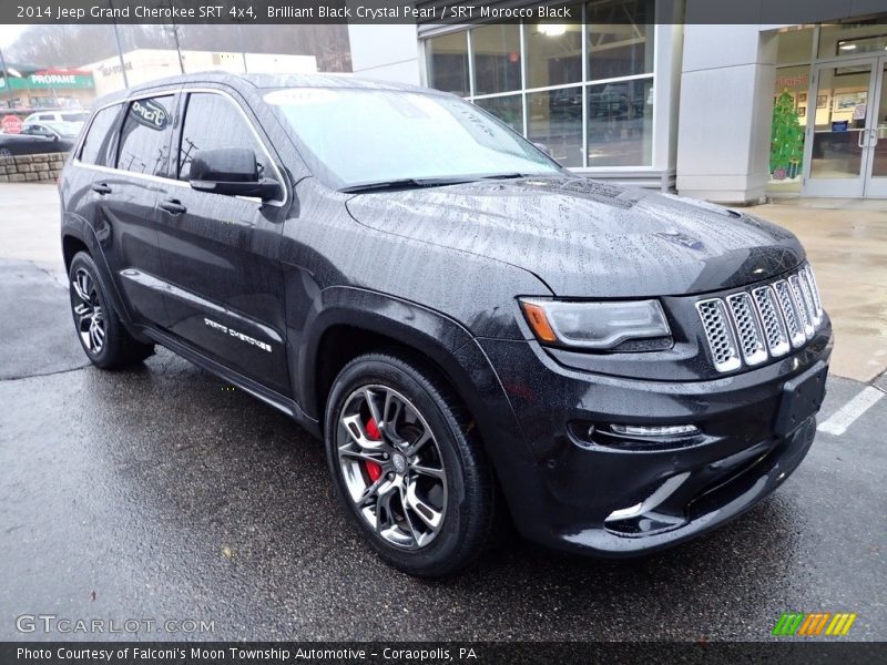 Brilliant Black Crystal Pearl / SRT Morocco Black 2014 Jeep Grand Cherokee SRT 4x4