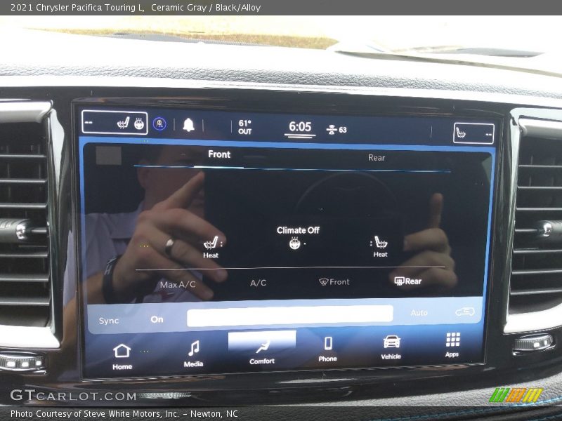 Ceramic Gray / Black/Alloy 2021 Chrysler Pacifica Touring L