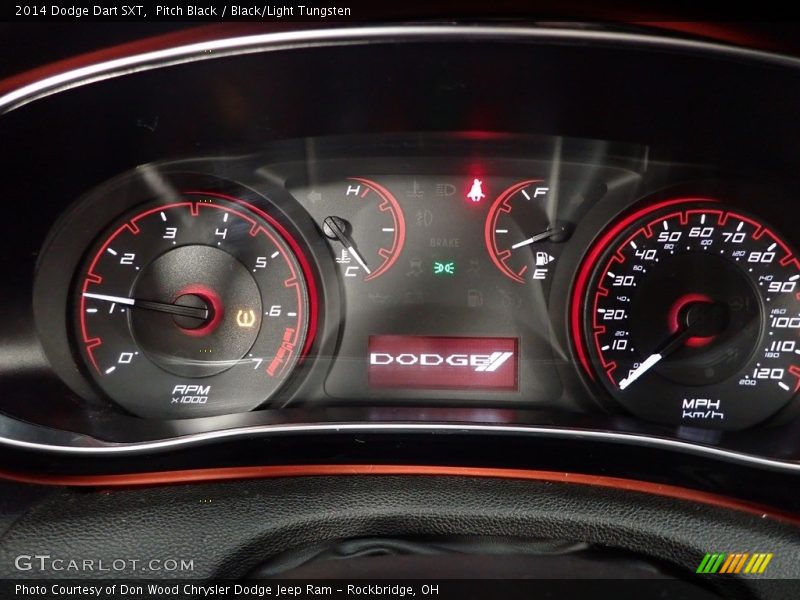 Pitch Black / Black/Light Tungsten 2014 Dodge Dart SXT