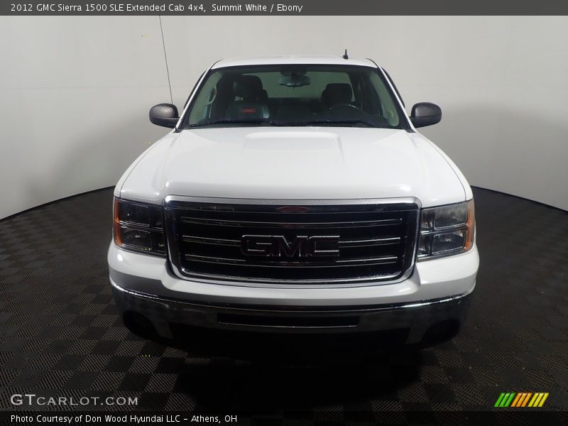 Summit White / Ebony 2012 GMC Sierra 1500 SLE Extended Cab 4x4