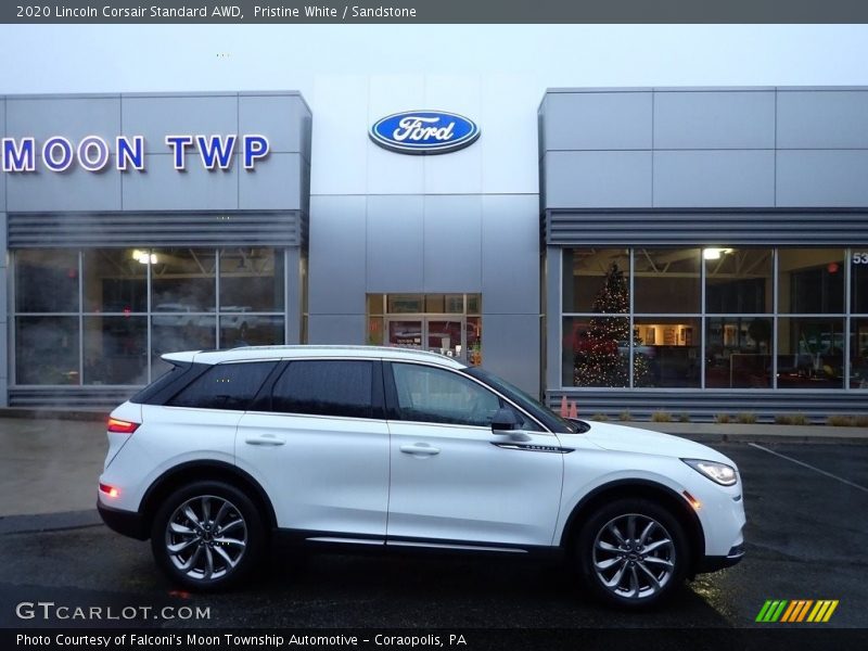 Pristine White / Sandstone 2020 Lincoln Corsair Standard AWD