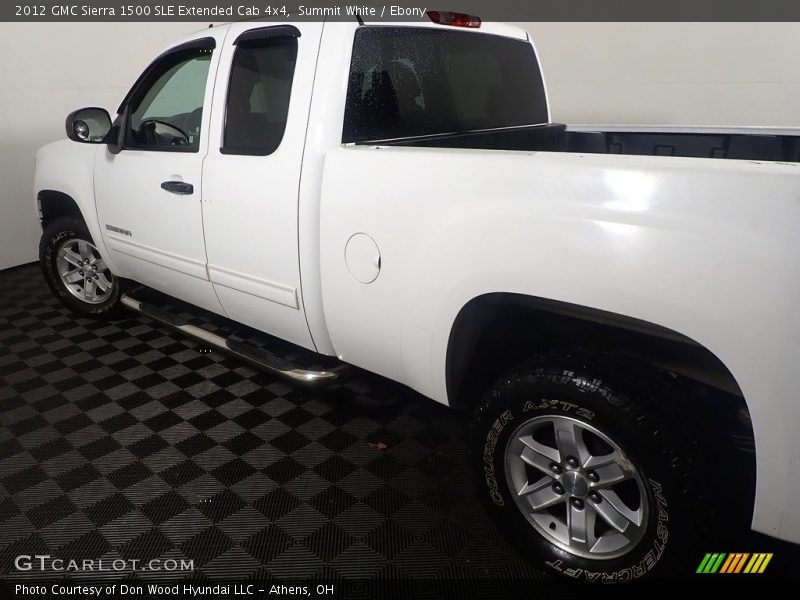 Summit White / Ebony 2012 GMC Sierra 1500 SLE Extended Cab 4x4