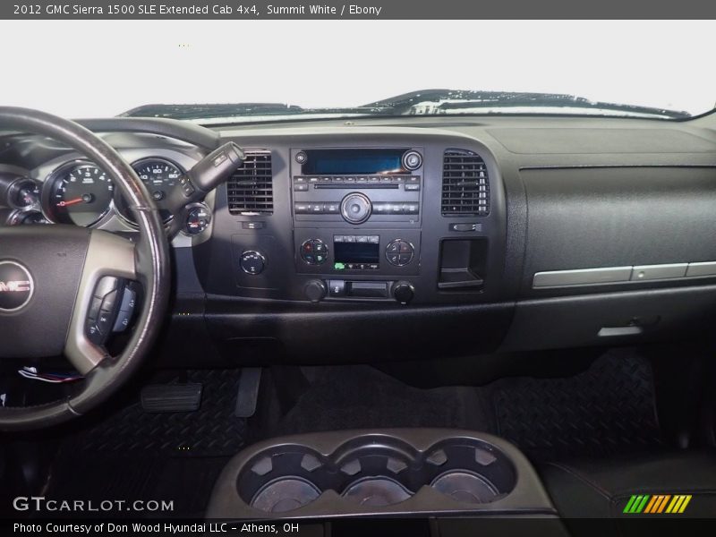 Summit White / Ebony 2012 GMC Sierra 1500 SLE Extended Cab 4x4