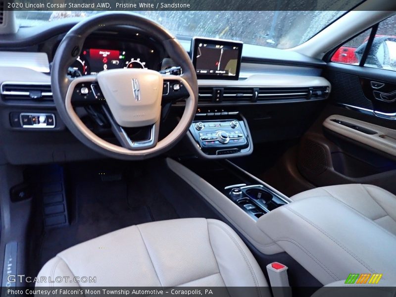 Pristine White / Sandstone 2020 Lincoln Corsair Standard AWD